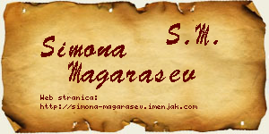 Simona Magarašev vizit kartica